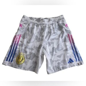 Bape X Adidas FP Shorts Men's SOCCER SHORTS